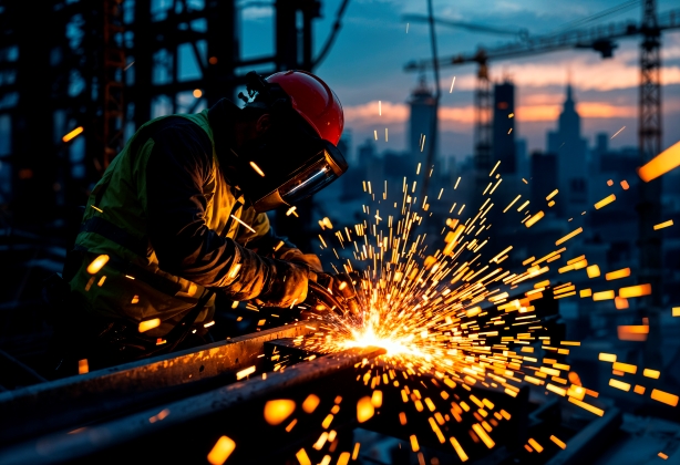 Fabrication Work on an Industrial Site